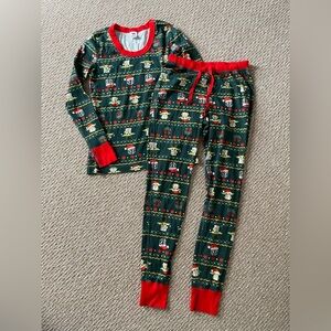 Hanna andersson holiday Star Wars pajama set women’s small grogu